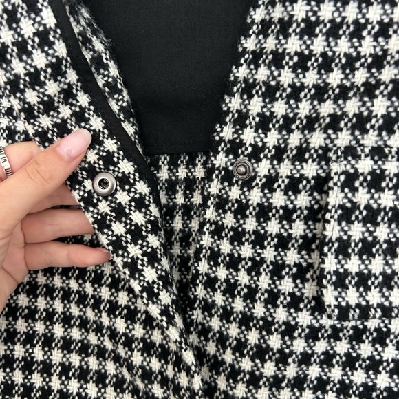 Zara Houndstooth Shacket - Picture 5 of 8